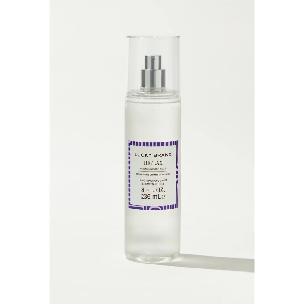 Lucky Brand RE/LAX Serene Lavender Fields Fragrance Mist 8 oz